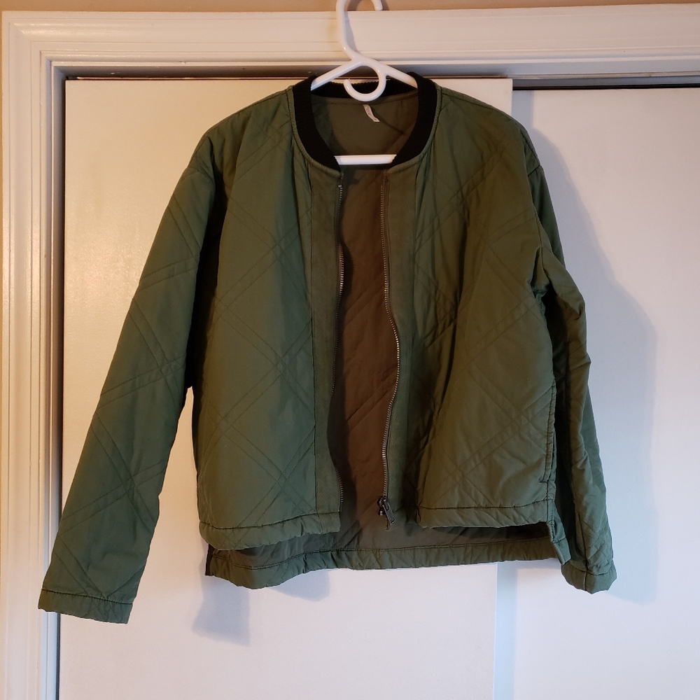 Free People quilted dolman jacket